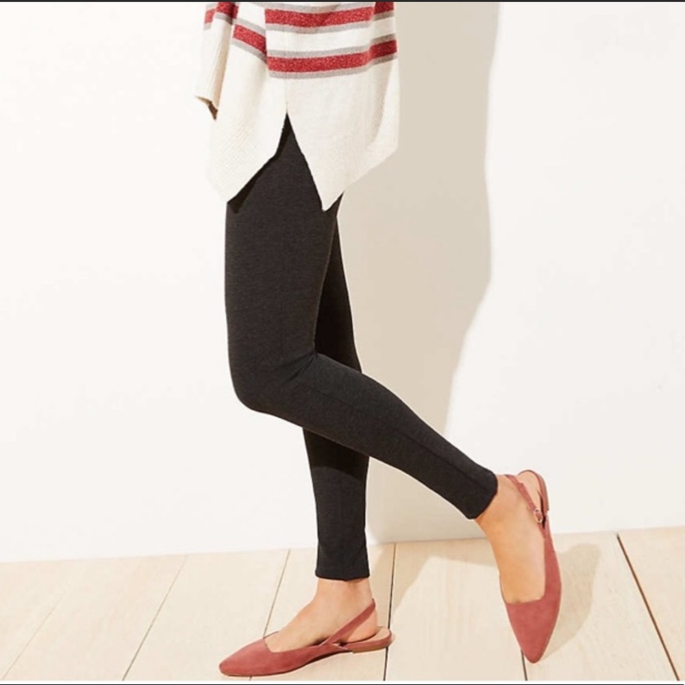 LOFT Seamed Ponte Leggings